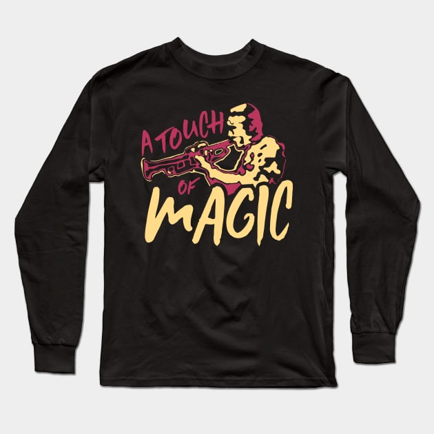 A Touch of Magic - Trumpet Player Long Sleeve T-Shirt by jazzworldquest